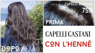 Henné Prima e Dopo Beautilicious Delights Capelli Castani  Henné Katam o Indigo su Capelli Bianchi [upl. by Ispep]