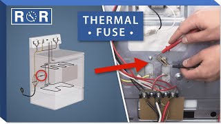 Oven Thermal Fuse  Testing amp Replacement  Repair amp Replace [upl. by Swayder823]