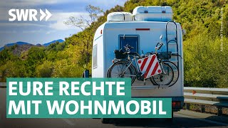 Camping mit dem Wohnmobil – diese Regeln solltet ihr kennen  Marktcheck SWR [upl. by Lasala]