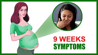 9 Weeks Pregnant Symptoms – Baby Development and Baby Size in Womb [upl. by Philips]