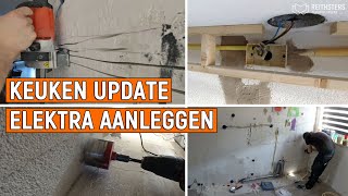 KEUKEN UPDATE 7  ELEKTRA AANLEGGEN  VLOG 145 [upl. by Roda]