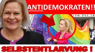 💥SELBST ENTLARVT💥NANCY FAESER amp LISA PAUS OFFENBAREN IHRE ANTIDEMOKRATISCHE GESINNUNG [upl. by Ertnom]