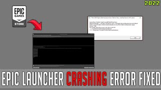 Epic Games Launcher Not WorkingopeningUpdate Error FIX [upl. by Fulmer790]