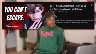 Boyfriend ASMR IS INSANE but i kinda like it [upl. by Euqinot647]