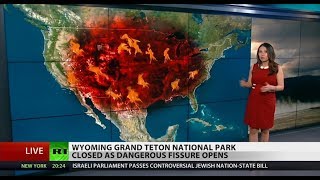 Yellowstone Super Volcano Massive 100ft FissureCrack  Park Closures  Planets Are Aligned [upl. by Allenrad]