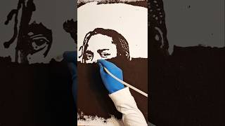 Kendrick Lamar Coffee Vacuum Art kendricklamar coffeart [upl. by Dlorah]