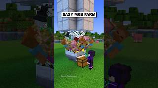 Minecraft Mob Farm minecraft shorts [upl. by Wehttan]