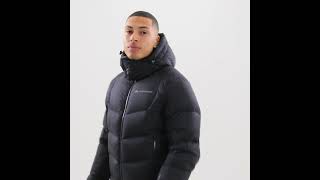 MONTERRAIN Shiny Andes Down Insulated Puffer Jacket Midnight Shadow Black Men  FootAsylum [upl. by Gnagflow]