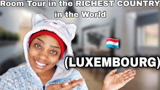 Room Tour  in the Richest Country in the World Luxembourg 🇱🇺 luxembourg roomtour [upl. by Enialem521]