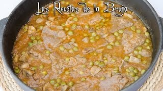 FRICANDÓ de TERNERA con SETAS🍄  Receta fácil tradicional y sabrosa [upl. by Yenohtna]