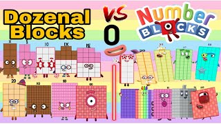 DOZENAL BLOCKS  DUODECIMAL COUNTING FROM 1 TO 1 GROSS VERSUS NUMBERBLOCKS 1 TO 100  hello george [upl. by Euqinomod]