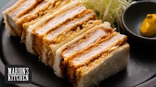 Japanese Pork Katsu Sando  Marions Kitchen [upl. by Trelu]