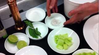 Auberge du Pommier  Melon amp Cucumber Gazpacho Recipe [upl. by Omar]