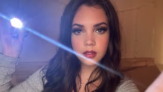 ASMR Examining The Skin On Your Face🔎 Light Triggers Glove Sounds less talking whispered [upl. by Schuman364]