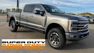 2023 F350 PLATINUM TREMOR The nicest SUPER DUTY [upl. by Weldon]