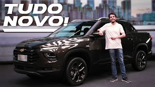 Nova Chevrolet Montana Premier 2023  TUDO SOBRE A NOVA RIVAL DA FIAT STRADA TORO E RENAULT OROCH [upl. by Elleon733]