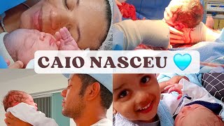 VLOG Caio nasceu  Pedro conhecendo o irmãozinho 🥹 [upl. by Magee]