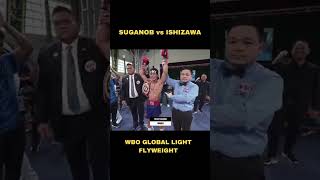 Suganob PHI v Ishizawa JPN Knockout highlights boxing shorts [upl. by Cati]