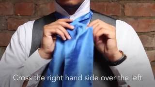 How to tie a cravat [upl. by Lotta]