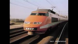 IMPRESSIONS TGV  1981 SNCF Ferroviaire  French Trains [upl. by Onnem]