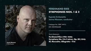 Ondine Releases 52024 Ries Symphonies Nos 1 amp 2  Tapiola Sinfonietta Janne Nisonen ODE 14432 [upl. by Schlenger795]