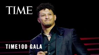 Patrick Mahomes Highlights Womens Sports During 2024 TIME100 Gala Toast [upl. by Hanah]