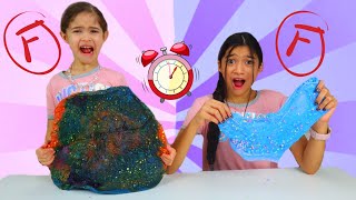 I FIX amp GRADE MY SISTERS SLIME CHALLENGE [upl. by Nylloh]