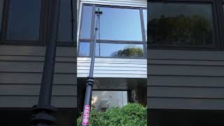 Water fed pole on a residential clean [upl. by Ary]