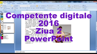 Competente Digitale 2016  Ziua 2  Subiectul IV  PowerPoint [upl. by Miguelita]