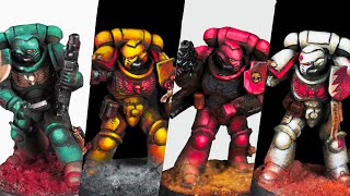 Speedpainting GRIMDARK Iconic Space Marines Chapters [upl. by Ettelohcin950]