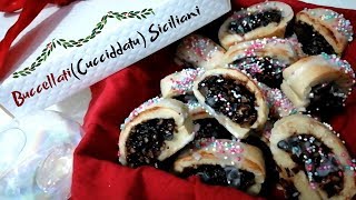 quotBuccellati CUCCIDDATI SicilianiRicetta Biscotti Di Natale Con Fichi E Frutta Seccaquot [upl. by Ruperta]