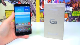 Verizon LG G3 Unboxing amp First Look [upl. by Kyred307]