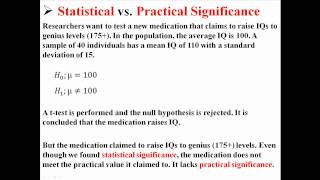 Statistical vs Practical Significance [upl. by Alleinad113]