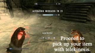 Skyrim Easy Alteration XP Alteration Exploit  The Elder Scrolls V Skyrim [upl. by Dupre]