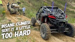 RZR’s Go FULL SEND Up Insane Hill Climbs [upl. by Nnylanna]