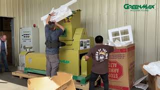 GREENMAX Styrofoam Densifier MC200 Is Used to Recycle Styrofoam by USA Home Appliance Company [upl. by Anoek]