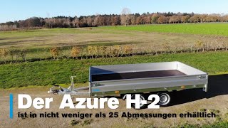 Hapert Anhänger  Azure H 2 ProfiHochlader Pritsche  AnhängerZentrum BAUMANN [upl. by Canale]