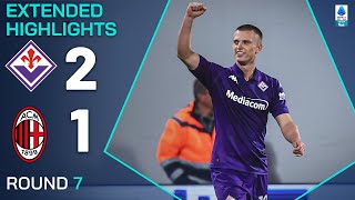 FIORENTINAMILAN 21  EXTENDED HIGHLIGHTS  SERIE A 202425 [upl. by Oflodur]