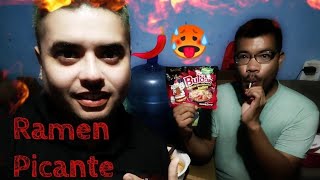 Comiendo ramen picante 🌶️ 🥵  Video random  FRIKERICK [upl. by Eyar]