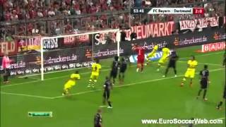 Bayern München  Borussia Dortmund 21 All Goals amp Highlights  Munich 2x1 Dortmund 12082012 [upl. by Gerstein]