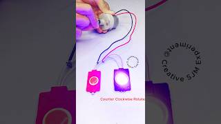 Polarity Switch • Dc Motor  dcmotor tech youtubeshorts dcmotorproject [upl. by Roose399]