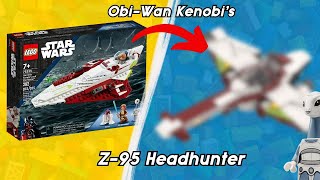 Lego Z95 Headhunter from ObiWan Kenobis Jedi Starfighter [upl. by Micheal]