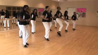 The Line Dance Connection performing Flashin [upl. by Llennehc]