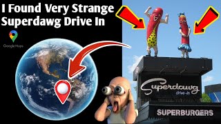 😱 I Found Very Strange Superdawg Drive In The world On Google Earth And Google mapsviralvideo gps [upl. by Flynn]