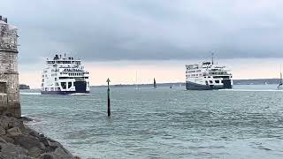 Wight link ferries ⛴️ [upl. by Letnohs952]