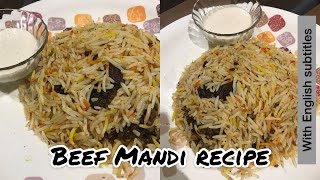 Beef Mandi Recipe in Malayalam  With English Subtitles [upl. by Colt]