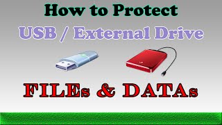 Write Protect and Lock USB and External Drives [upl. by Enimrac]