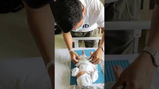 Changing diaper of newborn baby [upl. by Samantha]