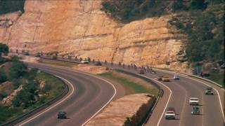 STONE motorcycle funeral scene 1974 [upl. by Ahsekin489]