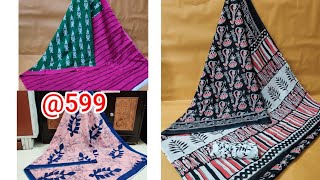 Mulmul Cotton Sarees Online Boutique [upl. by Brand]